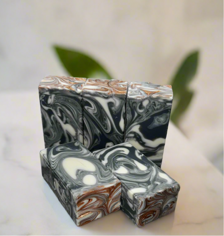 Black Linen + Amber Soap