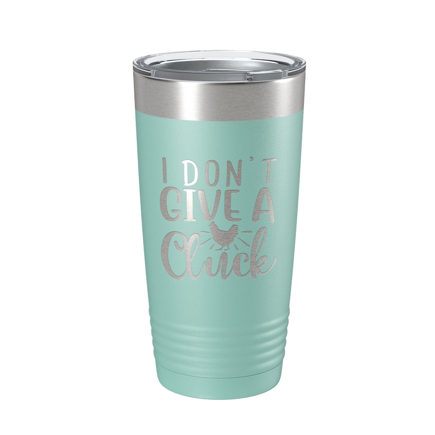 I Don't Give A Cluck Tumbler Funny Chicken Travel Mug Gift Insulated Laser Engraved Coffee Cup 20 oz-12