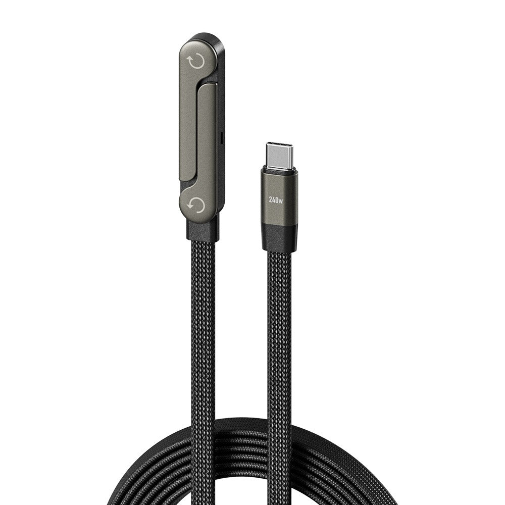 Foldable Fast Charging Data Cable with Bracket