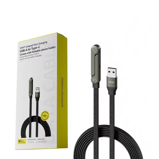 240W Foldable Charging Cable with Bracket