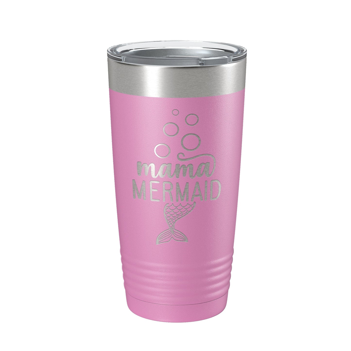 Mama Mermaid Tumbler Travel Mug Insulated Laser Engraved Coffee Cup Mom Momma Gift 20 oz-14