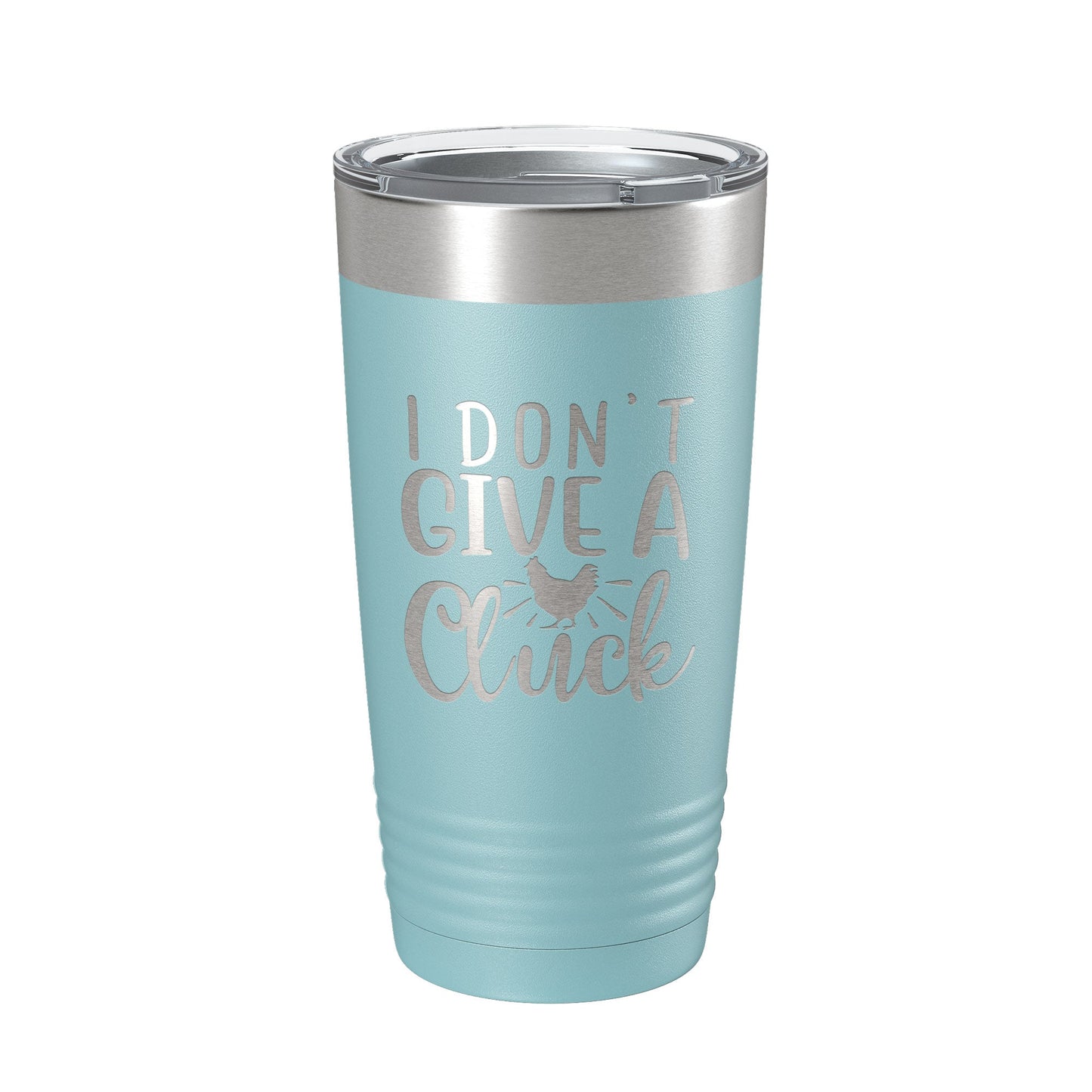 I Don't Give A Cluck Tumbler Funny Chicken Travel Mug Gift Insulated Laser Engraved Coffee Cup 20 oz-13