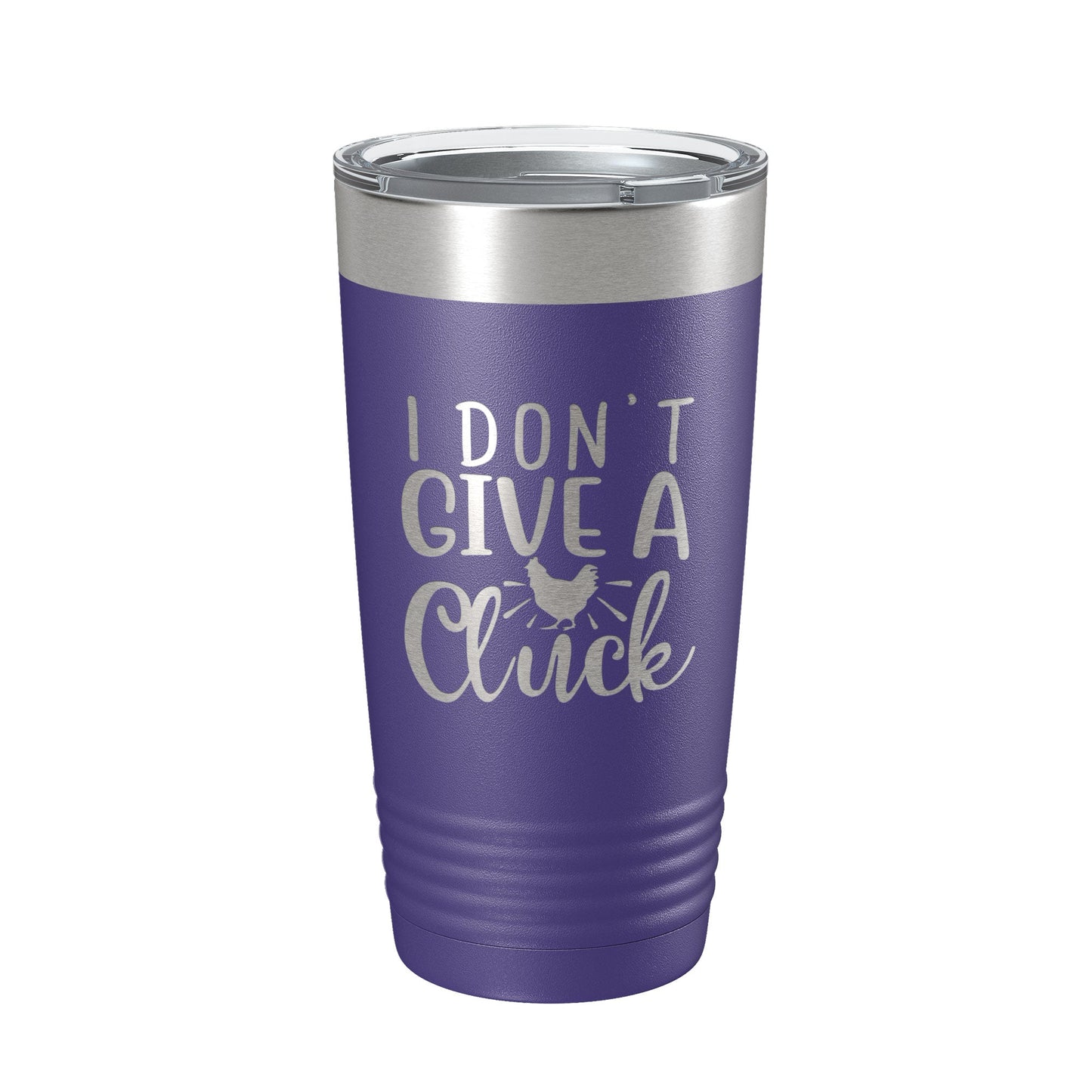 I Don't Give A Cluck Tumbler Funny Chicken Travel Mug Gift Insulated Laser Engraved Coffee Cup 20 oz-15