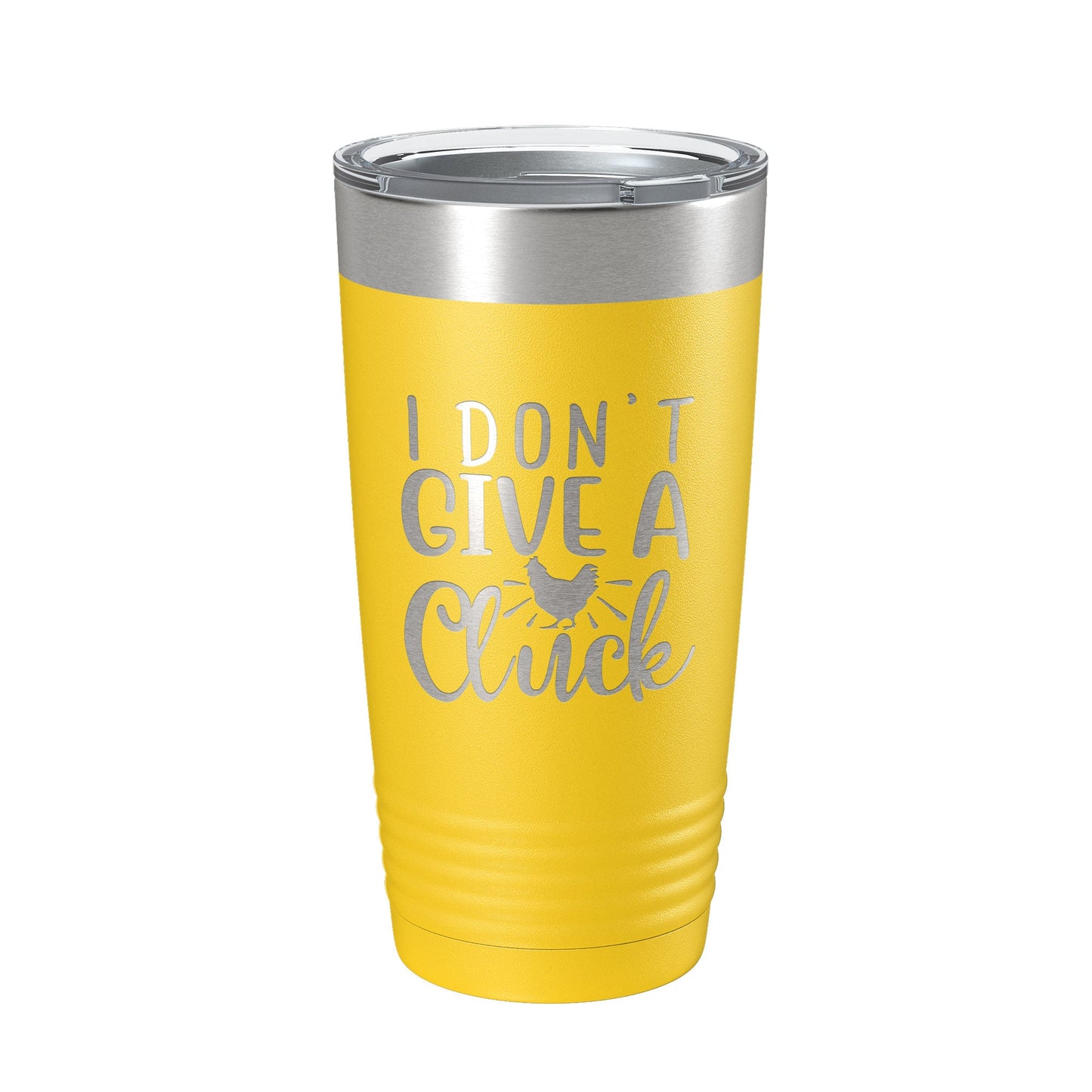 I Don't Give A Cluck Tumbler Funny Chicken Travel Mug Gift Insulated Laser Engraved Coffee Cup 20 oz-19