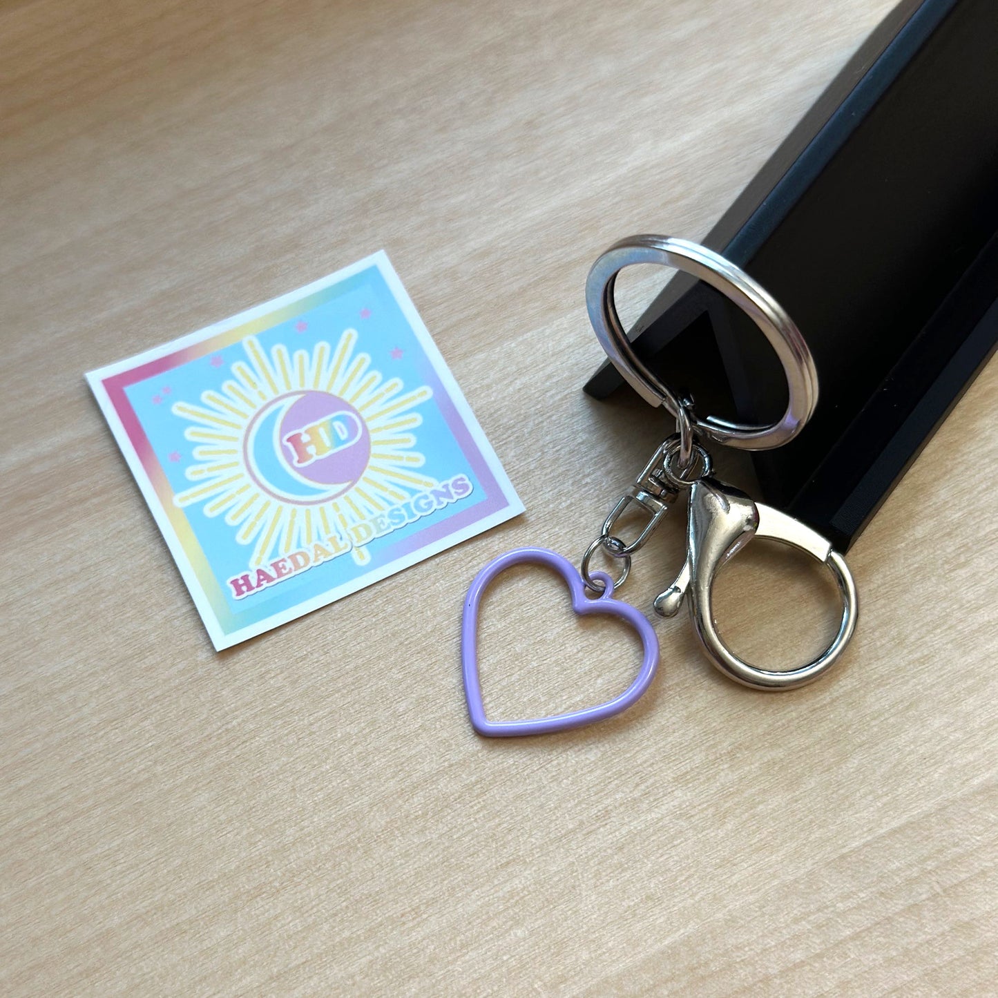 Jung Kook Logo Charm Keychain