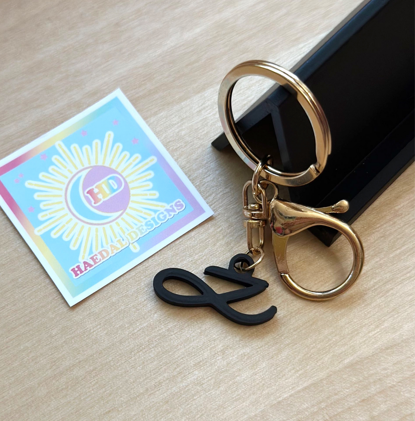 Jung Kook Logo Charm Keychain