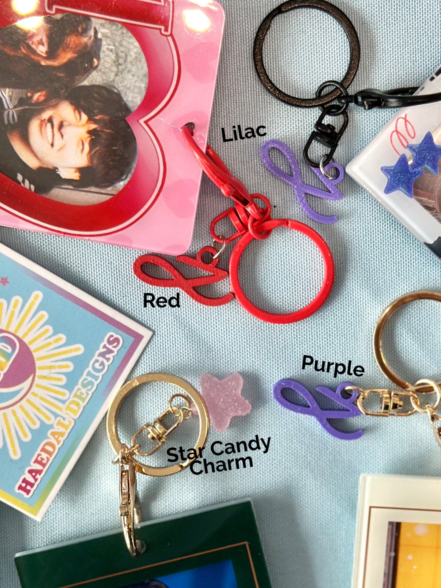 Jung Kook Logo Charm Keychain