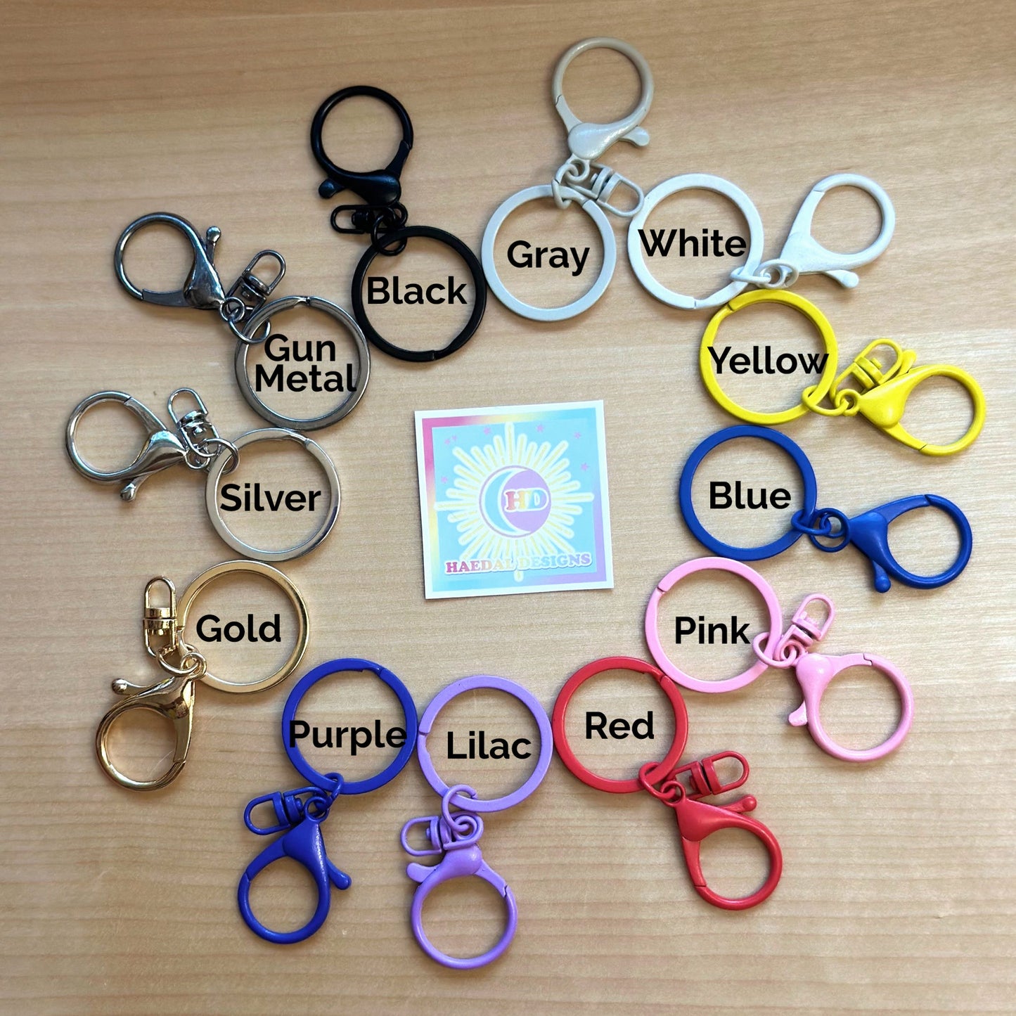 Jung Kook Logo Charm Keychain