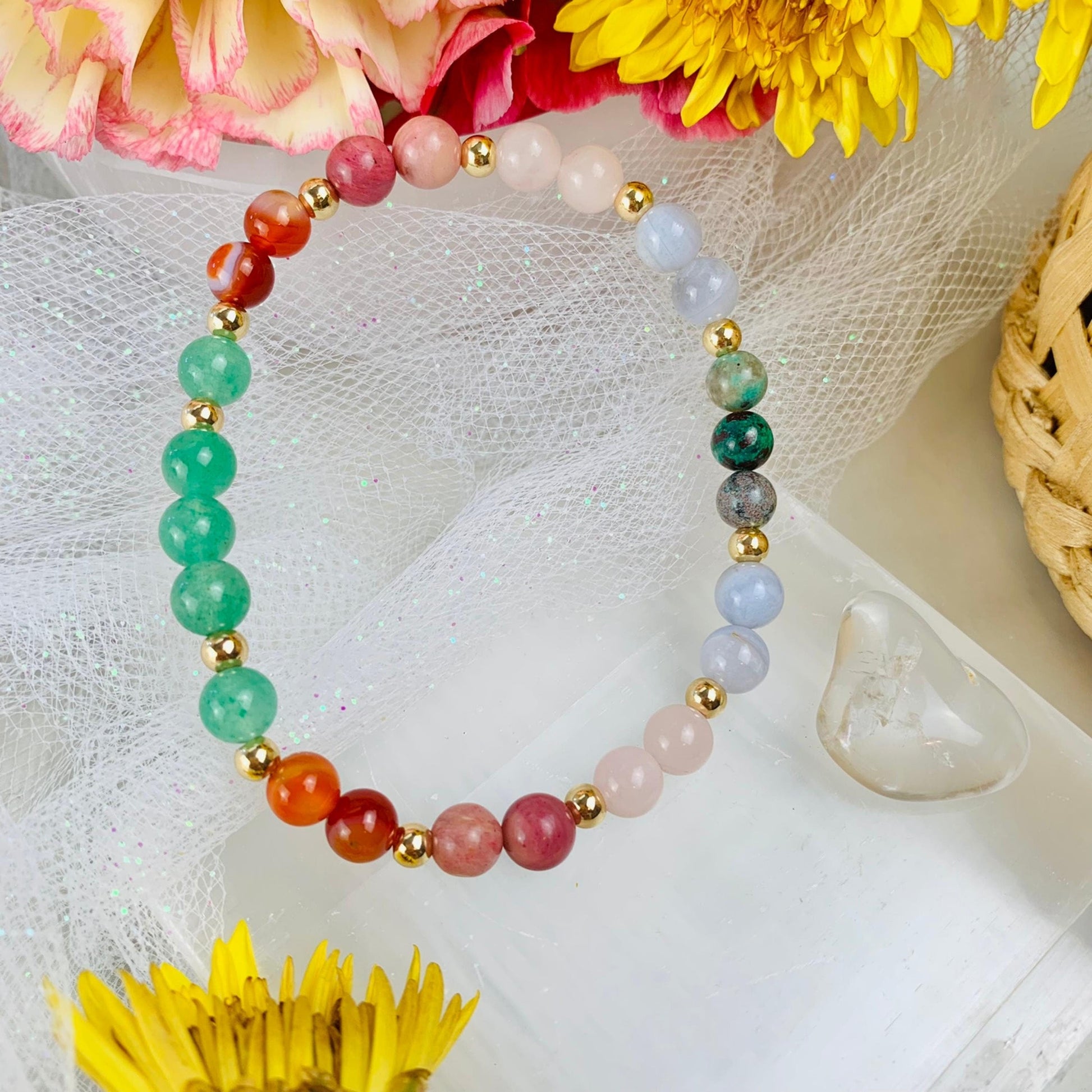 Taurus Zodiac Crystal Bracelet-4