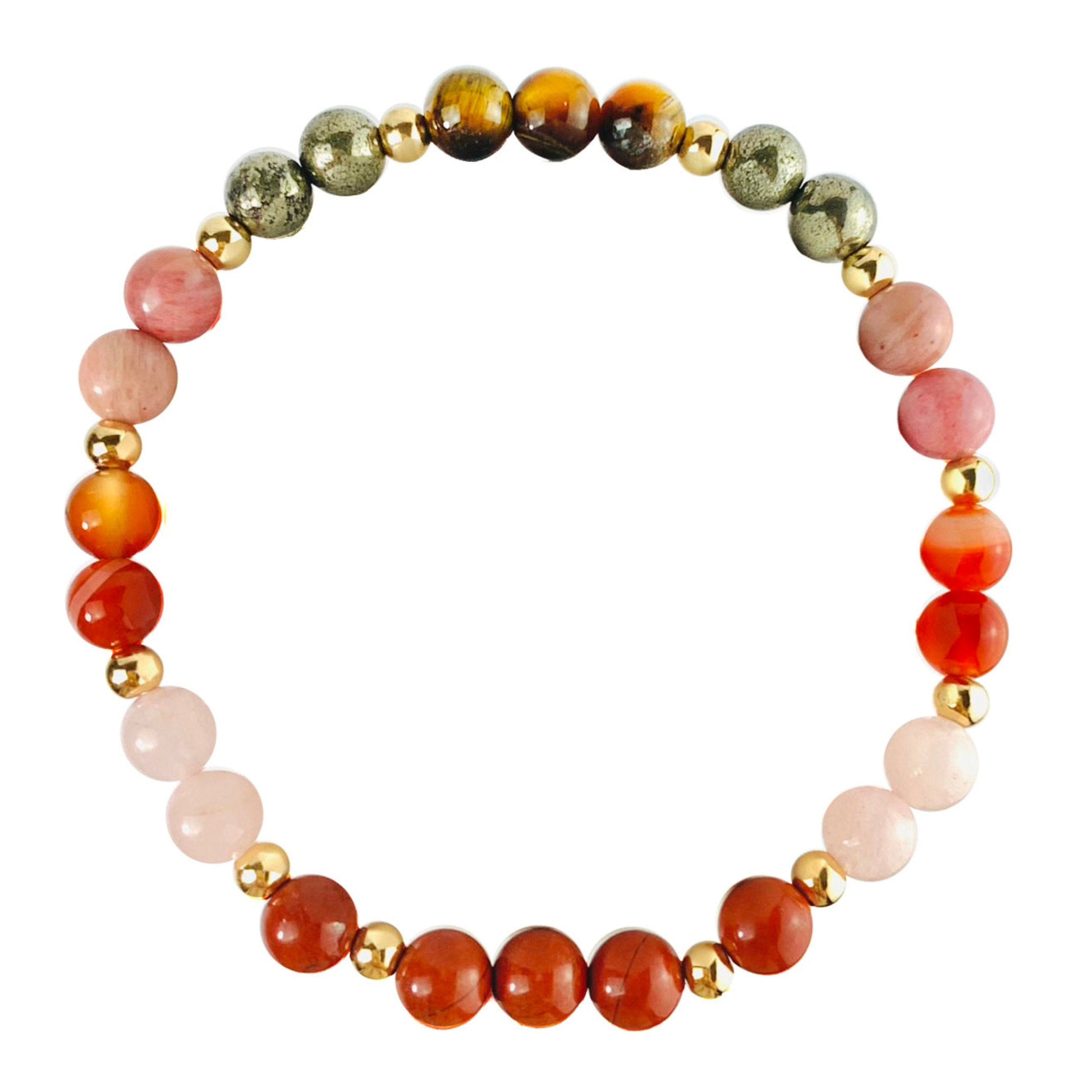 Aries Zodiac Crystal Bracelet-3
