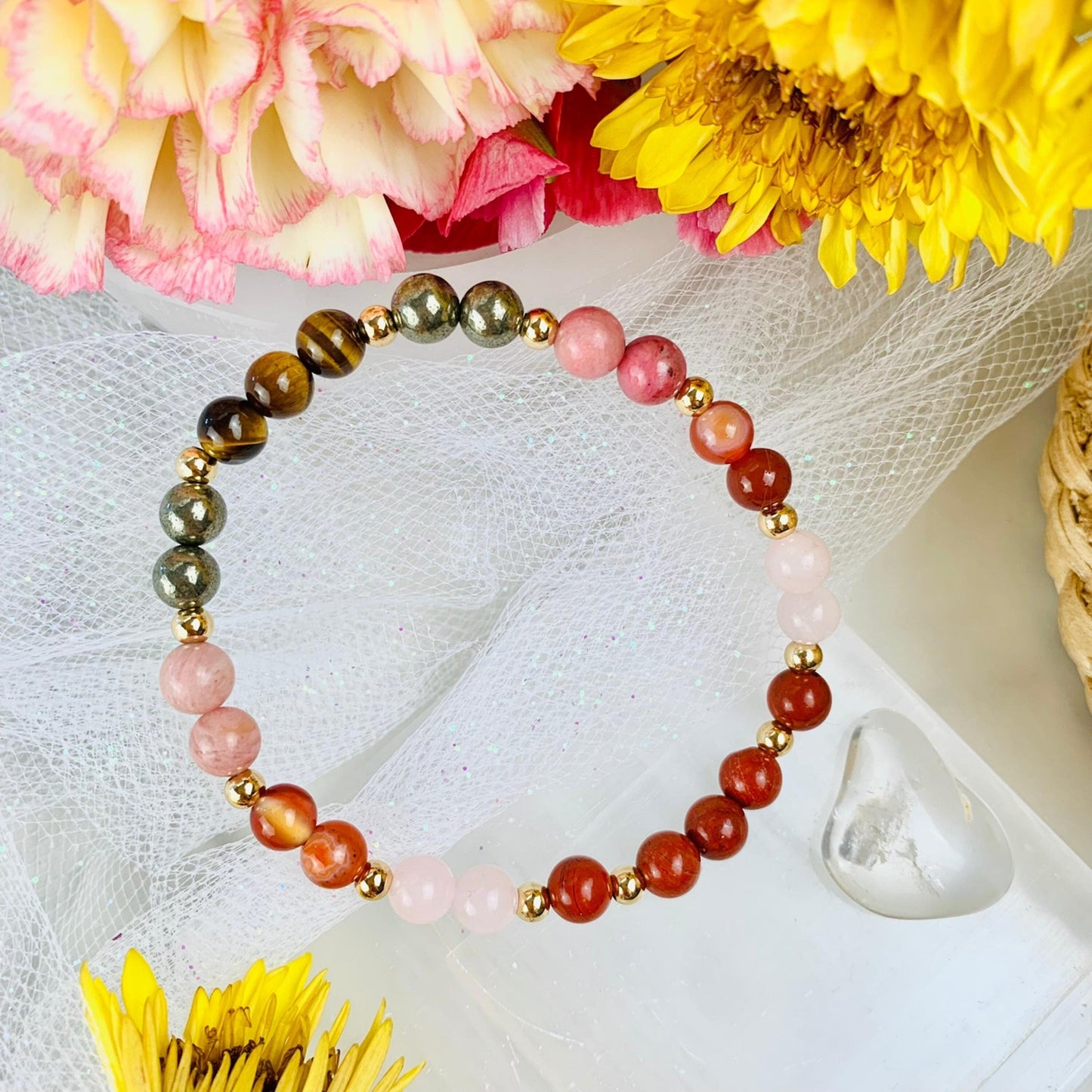Aries Zodiac Crystal Bracelet-2
