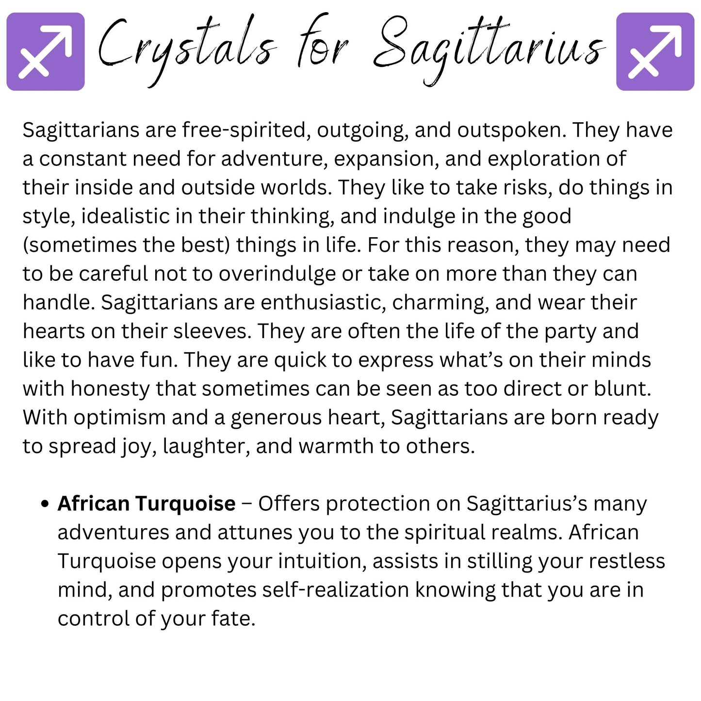 Sagittarius Zodiac Crystal Bracelet-4