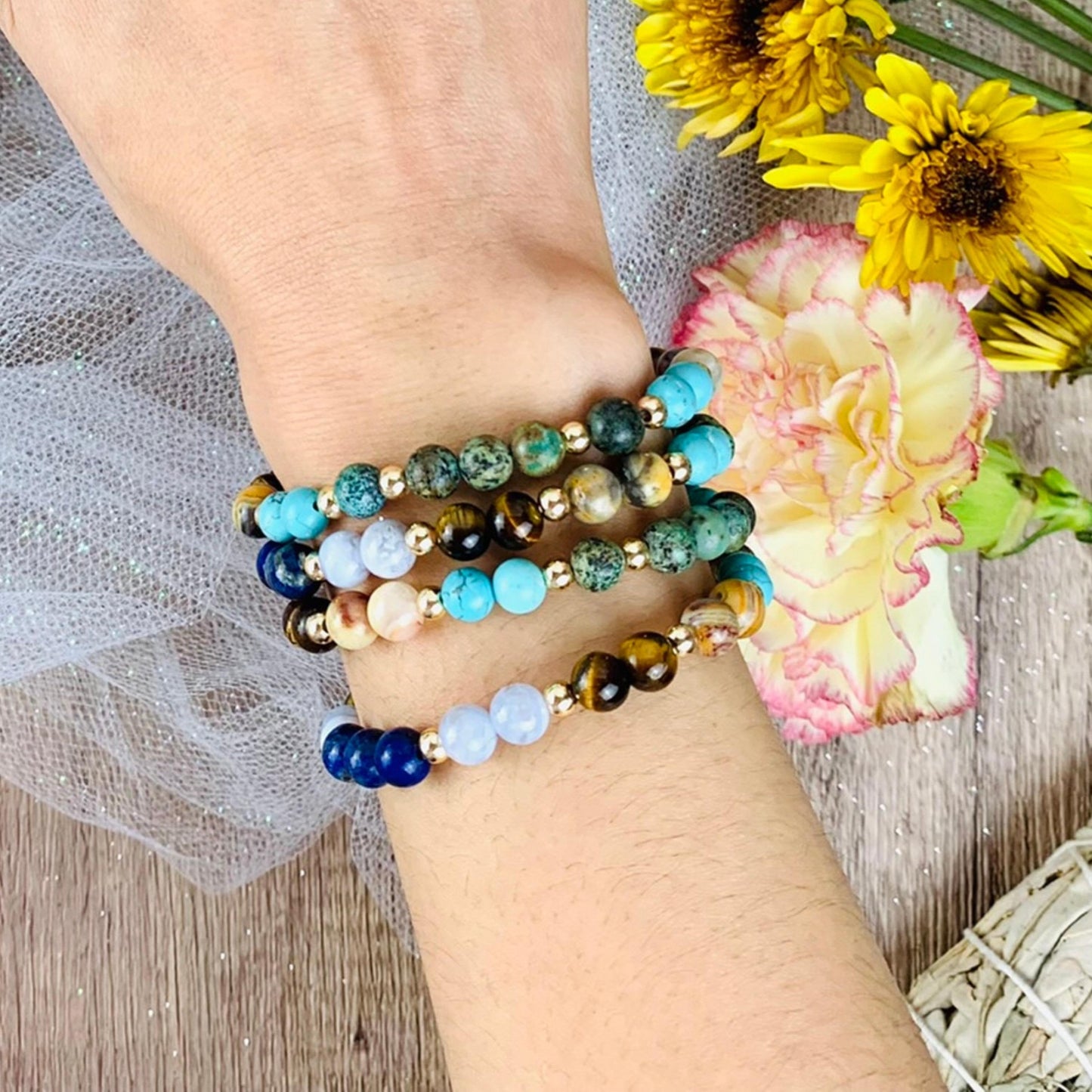 Sagittarius Zodiac Crystal Bracelet-2