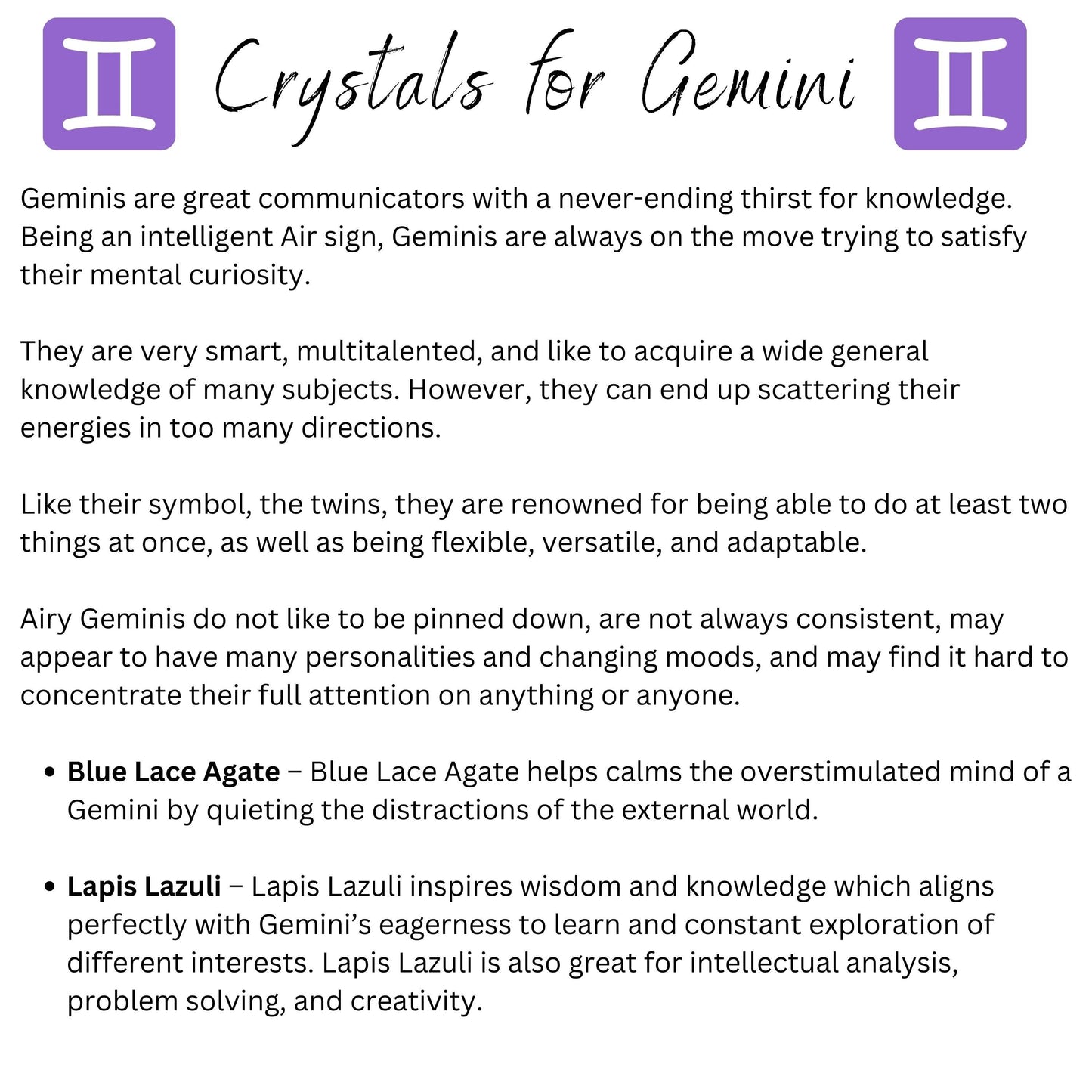 Gemini Zodiac Crystal Bracelet-3