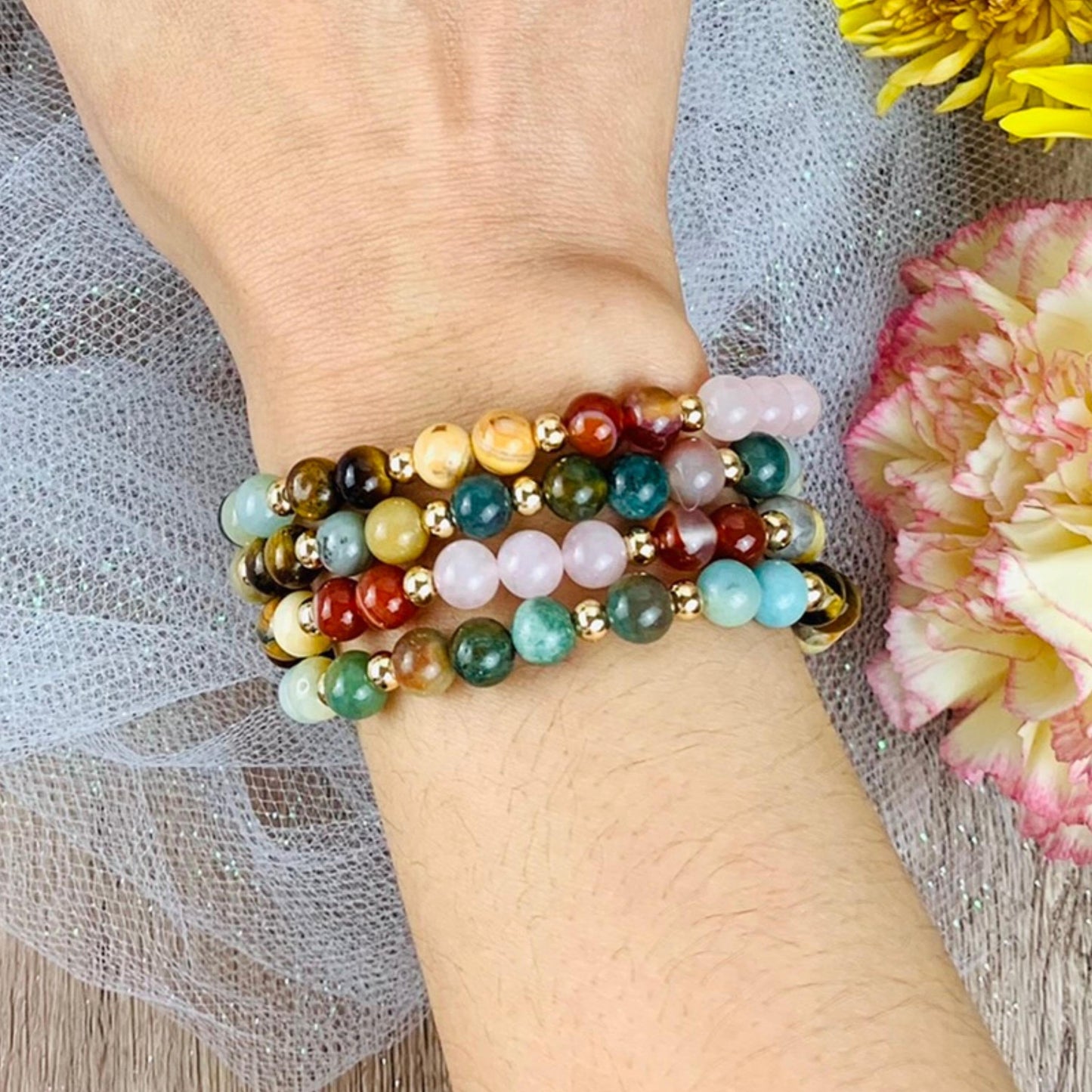 Virgo Zodiac Crystal Bracelet-4